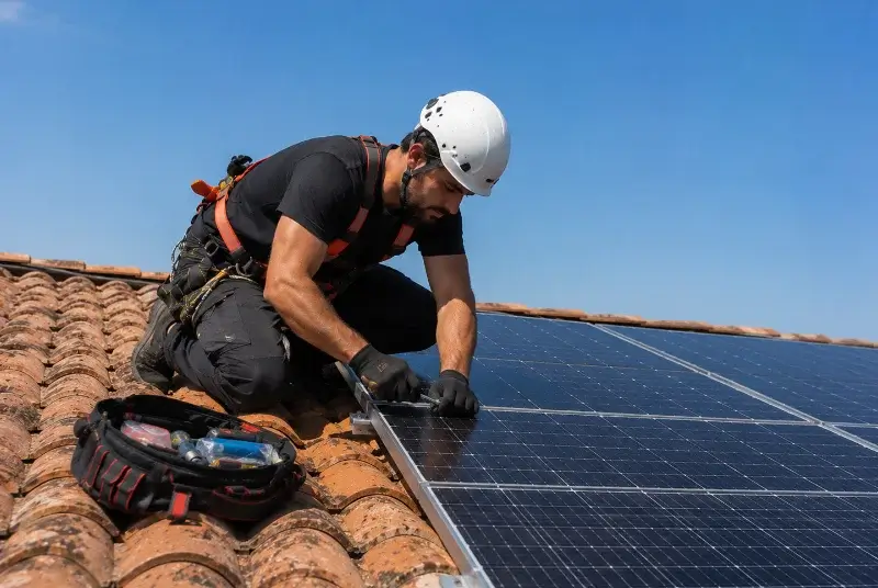 Maintenance et monitoring de panneaux solaires à Fenain