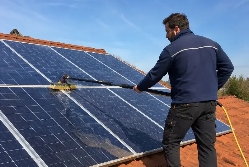 Nettoyage et entretien de panneaux solaires à Fenain