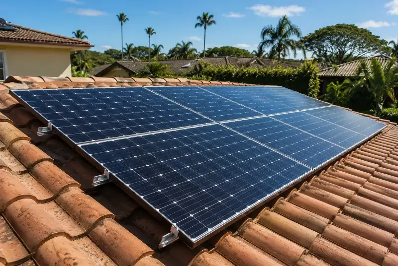 Installation de panneaux solaires à Fenain